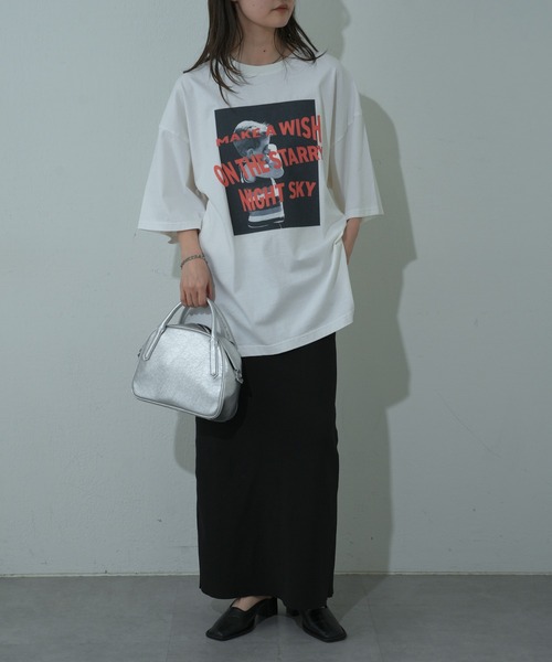 COLONY 2139（コロニートゥーワンスリーナイン）の「セミラウンドボストンバッグ（ボストンバッグ・レディース・ホワイト/ブラック/シルバー・FREE）」の11枚目の写真