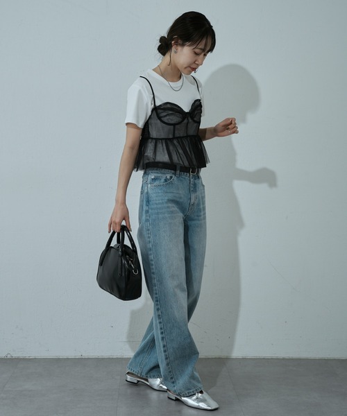 COLONY 2139（コロニートゥーワンスリーナイン）の「セミラウンドボストンバッグ（ボストンバッグ・レディース・ホワイト/ブラック/シルバー・FREE）」の15枚目の写真