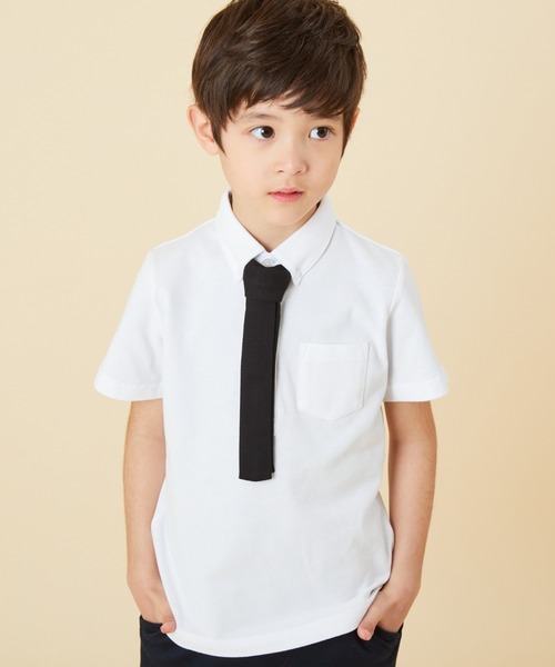 鹿の子プルオーバーシャツ（ポロシャツ）｜CHOPIN（ショパン） 5,500円