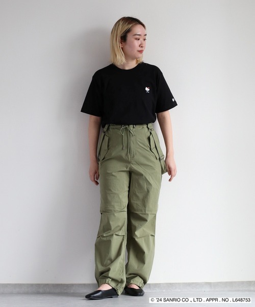 ハローキティコラボ（ハローキティコラボ）の「【ハローキティ×cepo】コラボTee（Tシャツ/カットソー・レディース・ブラック系1/ホワイト系2/ホワイト系1/ブラック系2・L）」の18枚目の写真