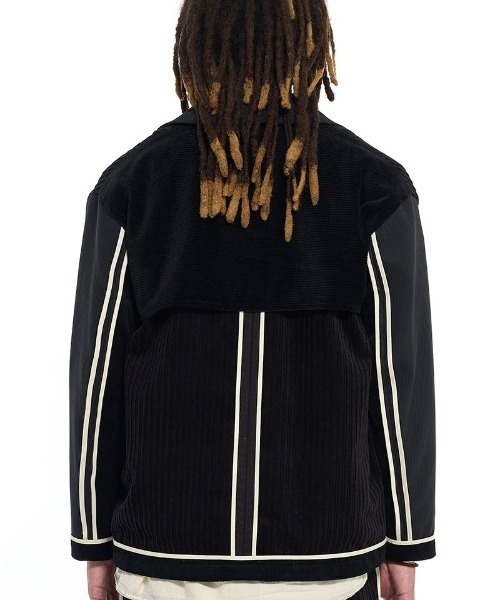 masterkey(マスターキー)の「mj9944- EDGING-JK テーラードジャケット(テーラードジャケット・メンズ・ホワイト/グレー・2/1)」の3枚目の写真