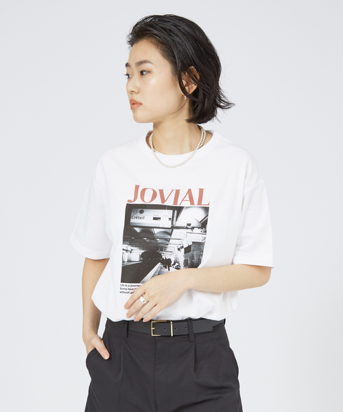 【LE TRIO ABAHOUSE】JOVIAL / グラフィックTシャツ / セール】 【LE TRIO ABAHOUSE】JOVIAL / グラフィックTシャツ