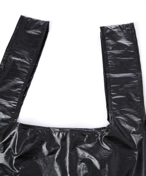 GLOBAL WORK Smile Seed Store（グローバルワーク スマイルシードストア）の「シャイニーマルシェバッグ/117933（トートバッグ・レディース・ライトグレー/イエロー系その他2/オフホワイト/ブラック・FREE）」の8枚目の写真