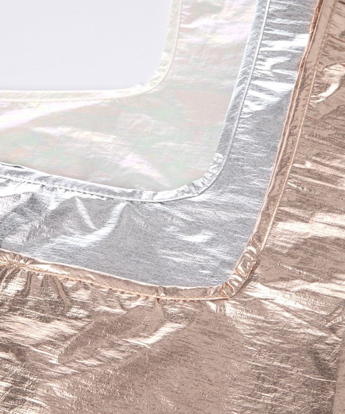 GLOBAL WORK Smile Seed Store（グローバルワーク スマイルシードストア）の「シャイニーマルシェバッグ/117933（トートバッグ・レディース・ライトグレー/イエロー系その他2/オフホワイト/ブラック・FREE）」の12枚目の写真