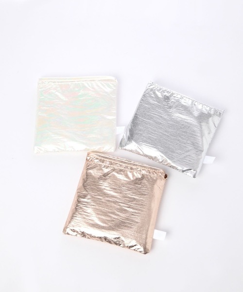 GLOBAL WORK Smile Seed Store（グローバルワーク スマイルシードストア）の「シャイニーマルシェバッグ/117933（トートバッグ・レディース・ライトグレー/イエロー系その他2/オフホワイト/ブラック・FREE）」の13枚目の写真