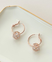 キュービックインフープピアス