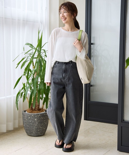 LEPSIM（レプシィム）の「フェイクレザーメタリックハンドルショルダー　113000（ショルダーバッグ・レディース・シルバー/アイボリー/ブラック・ONE SIZE）」の8枚目の写真