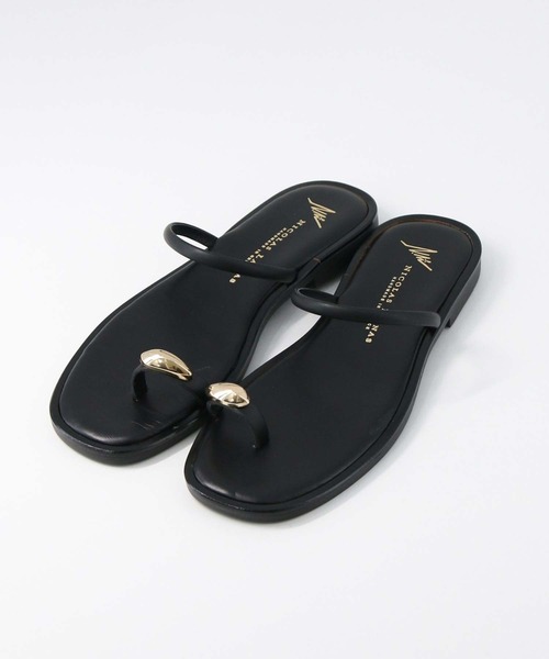 Gready Brilliant（グレディブリリアン）の「ＮＬリングフラットサンダル（サンダル・レディース・ブラック・37/38）」の5枚目の写真