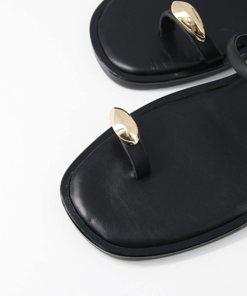 Gready Brilliant（グレディブリリアン）の「ＮＬリングフラットサンダル（サンダル・レディース・ブラック・37/38）」の10枚目の写真