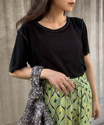 CIAOPANIC TYPY | 配色ステッチスラブシアー半袖TEE(Tシャツ/カットソー)