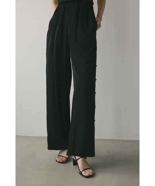 STYLEMIXER（スタイルミキサー）の「サイドスリットボタンパンツ（その他パンツ・レディース・ブラック/サックスブルー・SMALL/MEDIUM）」の8枚目の写真