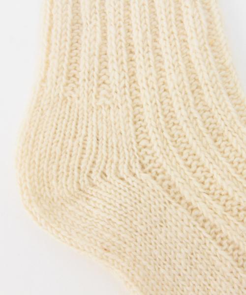 BEAMS BOY(ビームスボーイ)の「BRIAN CUBITT / C County Sox(ソックス/靴下・レディース・ホワイト/グレー・ONE SIZE)」の7枚目の写真