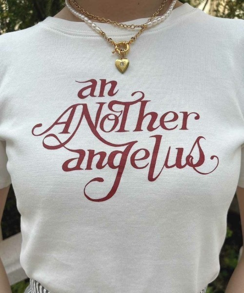 an another angelus(アンアナザーアンジェラス)の「パリジェンヌアソートプリントT/ananotherangelus(Tシャツ/カットソー・レディース・ブラック/レッド/ホワイト×ブラック・FREE)」の5枚目の写真