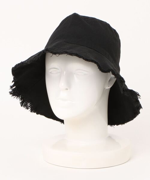 TONE SELECT GOODS(トーンセレクトグッズ)の「pur chouchou/フリンジバケットハット P4268(ハット・レディース・アイボリー/ブラック・FREE)」の7枚目の写真