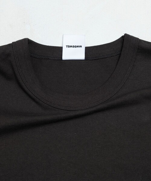 FREAK'S STORE（フリークスストア）の「tombonia/トムボニア 別注 キャップ刺繍 クルーネック ポケットTシャツ（Tシャツ/カットソー・メンズ・ホワイト/チャコールグレー/グレー/ブルー・MEDIUM/LARGE）」の20枚目の写真