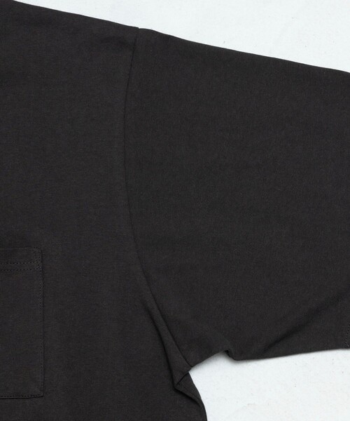 FREAK'S STORE（フリークスストア）の「tombonia/トムボニア 別注 キャップ刺繍 クルーネック ポケットTシャツ（Tシャツ/カットソー・メンズ・ホワイト/チャコールグレー/グレー/ブルー・MEDIUM/LARGE）」の17枚目の写真