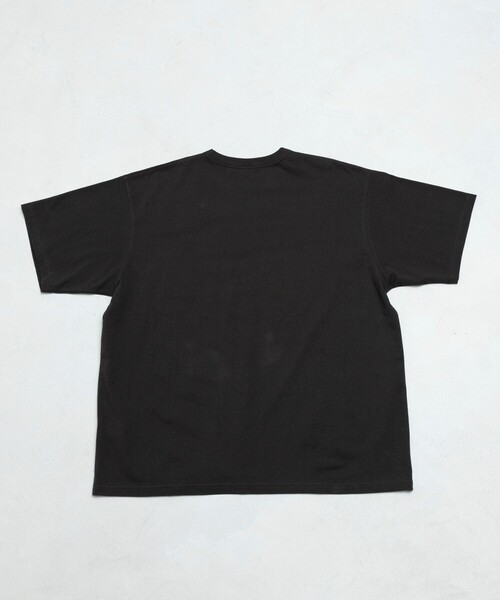 FREAK'S STORE（フリークスストア）の「tombonia/トムボニア 別注 キャップ刺繍 クルーネック ポケットTシャツ（Tシャツ/カットソー・メンズ・ホワイト/チャコールグレー/グレー/ブルー・MEDIUM/LARGE）」の14枚目の写真