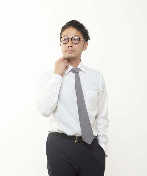 MEN'S MELROSE（メンズメルローズ）の「ワイドカラードレスシャツ（シャツ/ブラウス・メンズ・ホワイト系その他/ブルー/ホワイト系その他2/ピンク・4/3/2/5）」の17枚目の写真