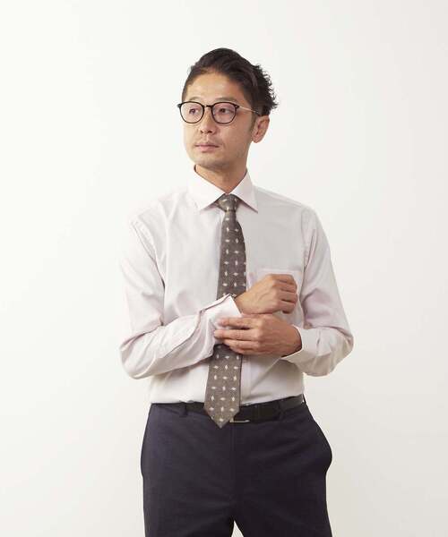 MEN'S MELROSE（メンズメルローズ）の「ワイドカラードレスシャツ（シャツ/ブラウス・メンズ・ホワイト系その他/ブルー/ホワイト系その他2/ピンク・4/3/2/5）」の21枚目の写真