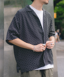 417 EDIFICE | プリントパターンオープンカラーシャツ(シャツ/ブラウス)