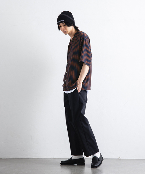 417 EDIFICE(フォーワンセブンエディフィス)の「プリントパターンオープンカラーシャツ(シャツ/ブラウス・メンズ・ブラック/ホワイト/ネイビー・MEDIUM/LARGE)」の21枚目の写真