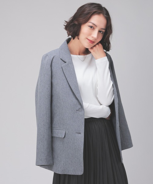 セール】2つ釦テーラードジャケット（テーラードジャケット