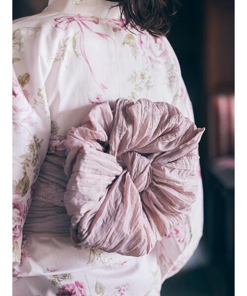 Maison de FLEUR（メゾンドフルール）の「FLEURリボン浴衣（浴衣・レディース・ブルー/ピンク・FREE）」の8枚目の写真