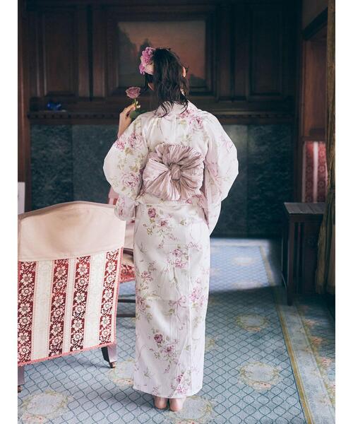 Maison de FLEUR（メゾンドフルール）の「FLEURリボン浴衣（浴衣・レディース・ブルー/ピンク・FREE）」の9枚目の写真