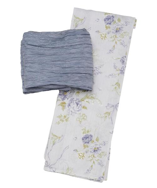 Maison de FLEUR（メゾンドフルール）の「FLEURリボン浴衣（浴衣・レディース・ブルー/ピンク・FREE）」の21枚目の写真