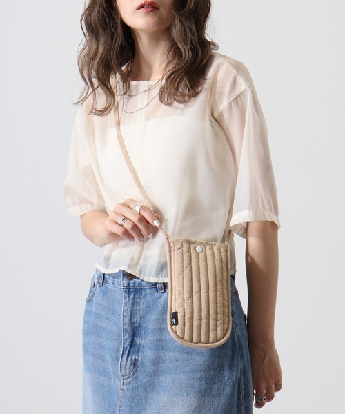 ROOTOTE(ルートート)の「ルートート キルティング縦型ミニショルダーBAG(ショルダーバッグ・レディース・セージグリーン/サンドベージュ/ピンク/アッシュグレー/ライトパープル/スミクロ・F)」の17枚目の写真