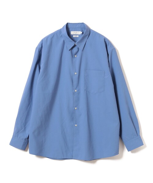 B:MING by BEAMS（ビーミングバイビームス）の「リラックスフィット ライトポリ レギュラーカラー シャツ（シャツ/ブラウス・メンズ・サックスブルー/ベージュ・SMALL/X-LARGE/LARGE/MEDIUM）」の21枚目の写真