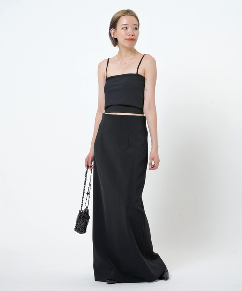 AP STUDIO（エーピーストゥディオ）の「ハイウエストペンシルスカート（スカート・レディース・ブラック・34/36/38）」の3枚目の写真