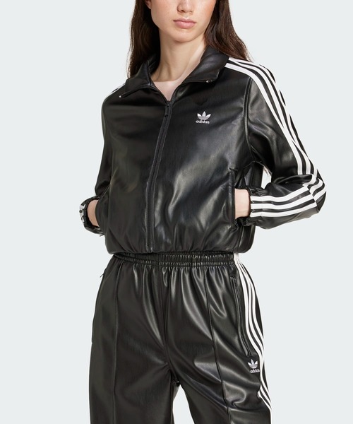 adidas(アディダス)の「ファイヤーバード プレザー トラックトップ / アディダスオリジナルス adidas Originals(ナイロンジャケット・レディース・ブラック・SMALL/MEDIUM/LARGE/XX-LARGE/X-LARGE/X-SMALL)」の8枚目の写真