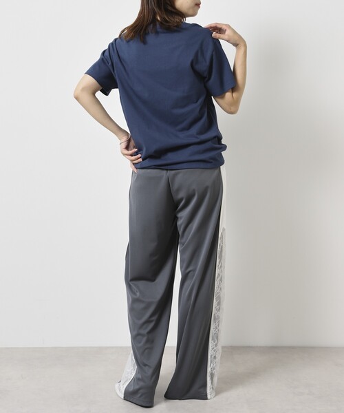 Firsthand（ファーストハンド）の「Firsthand/ファーストハンド オーガニックコットンレースフォトTシャツ / フロントデザインTシャツ / プリントTシャツ（Tシャツ/カットソー・レディース・ブラック/ホワイト/ネイビー・FREE）」の21枚目の写真