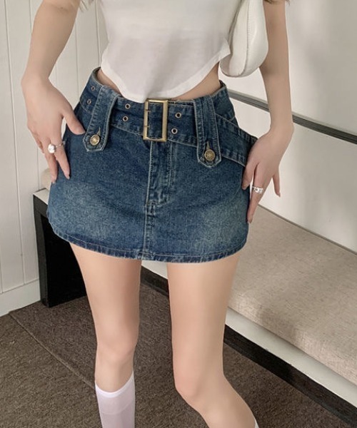 Achic(アシック)の「迷彩柄サマースタンダードハイウェスト(スカート・レディース・ブラック/ブラウン/カーキ/ブルー/ブラック系・L/M/S)」の5枚目の写真