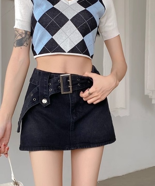 Achic(アシック)の「迷彩柄サマースタンダードハイウェスト(スカート・レディース・ブラック/ブラウン/カーキ/ブルー/ブラック系・L/M/S)」の20枚目の写真