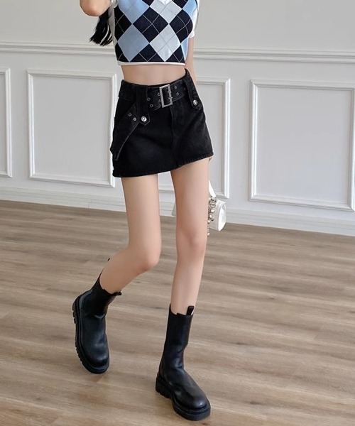 Achic(アシック)の「迷彩柄サマースタンダードハイウェスト(スカート・レディース・ブラック/ブラウン/カーキ/ブルー/ブラック系・L/M/S)」の18枚目の写真