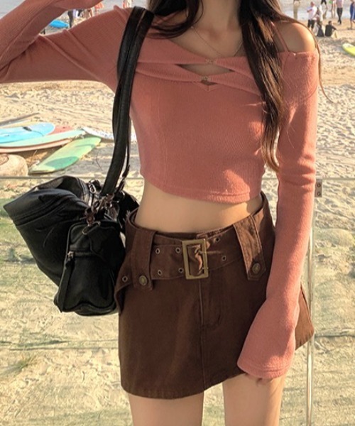 Achic(アシック)の「迷彩柄サマースタンダードハイウェスト(スカート・レディース・ブラック/ブラウン/カーキ/ブルー/ブラック系・L/M/S)」の16枚目の写真