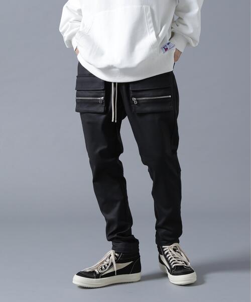 DANKE SCHON(ダンケシェーン)の「【WEB&DEPOT限定】DankeSchon/ダンケシェーン/COATING FLAP POCKET PANTS(その他パンツ・メンズ・ブラック・S/M/L/XL)」の1枚目の写真