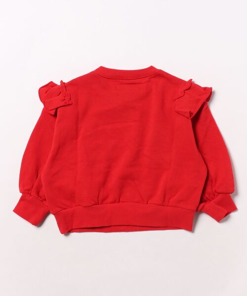 Life Support Products（ライフサポートプロダクツ）の「ボリュームフリルスウェット（スウェット・キッズ・レッド/チャコール/イエロー/ラベンダー・80/90/95/100/110/120/130/140/150）」の5枚目の写真
