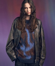 MAISON SPECIAL(]XyV)́sUNISEXtSheep Leather Single Riders Collared Jacket/V[vU[VOC_[WPbgyMAISON SPECIAL/]XyVz(C_[XWPbg)