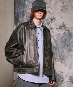 sulvam/サルバム】STUDIOUS別注Leather Jacket（テーラードジャケット