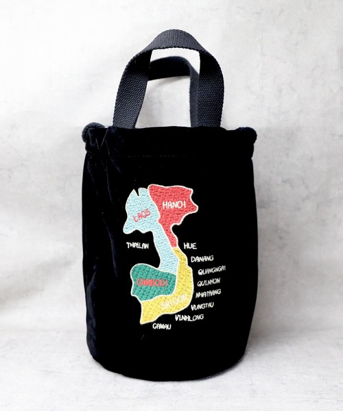 【セール】HOUSTON 別珍エフェクトバッグ(MAP)（ショルダーバッグ）｜HOUSTON（ヒューストン）