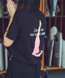 HARDY NOIR × AZUSA IIDA LIKE THE CAT Tシャツ