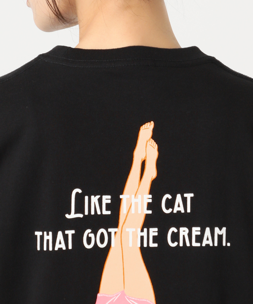 HARDY NOIR(アルディーノアール)の「HARDY NOIR × AZUSA IIDA LIKE THE CAT Tシャツ(Tシャツ/カットソー・レディース・ブラック・FREE)」の12枚目の写真
