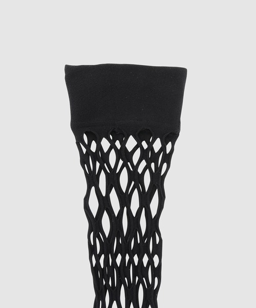 ROPE'（ロペ）の「【Pierre Mantoux】SVETLA（ビックネットソックス）（ソックス/靴下・レディース・ブラック・FREE）」の3枚目の写真