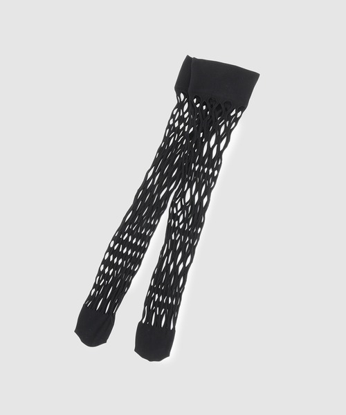 ROPE'（ロペ）の「【Pierre Mantoux】SVETLA（ビックネットソックス）（ソックス/靴下・レディース・ブラック・FREE）」の6枚目の写真