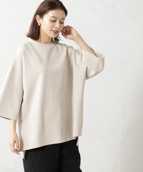 FOUND GOOD(ファウンドグッド)の「ライトポンチBIGPO/7S(Tシャツ/カットソー・レディース・ブラック/ホワイト系5/ブルー系2/ベージュ・L/M/S)」の3枚目の写真