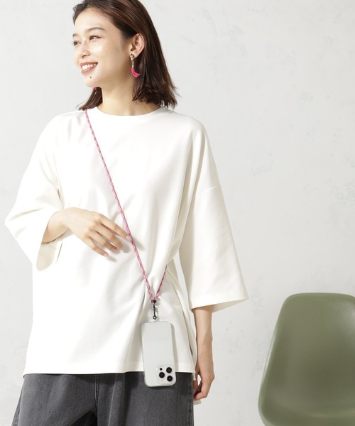 FOUND GOOD(ファウンドグッド)の「ライトポンチBIGPO/7S(Tシャツ/カットソー・レディース・ブラック/ホワイト系5/ブルー系2/ベージュ・L/M/S)」の8枚目の写真