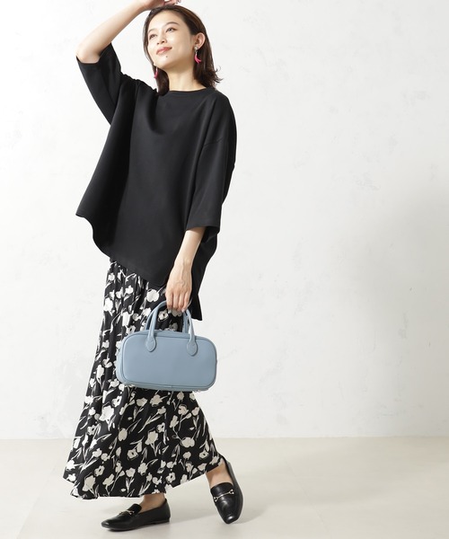 FOUND GOOD(ファウンドグッド)の「ライトポンチBIGPO/7S(Tシャツ/カットソー・レディース・ブラック/ホワイト系5/ブルー系2/ベージュ・L/M/S)」の12枚目の写真